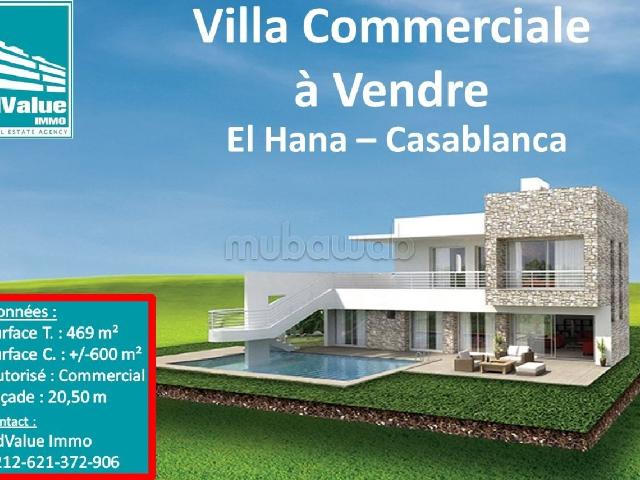 DV. 377: Villa Commerciale à El Hana de 469 m²