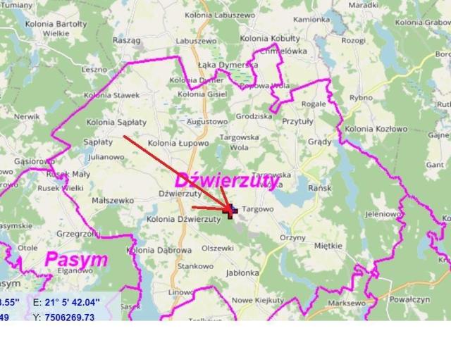 Działka na Mazurach z warunkami zabudowy i lasem