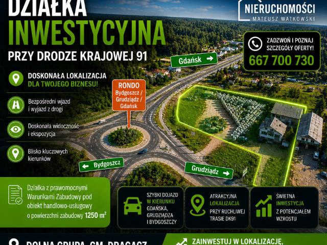 Działka na sprzedaż