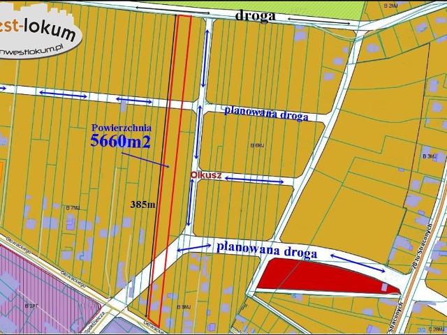 Działka na sprzedaż, Głowackiego