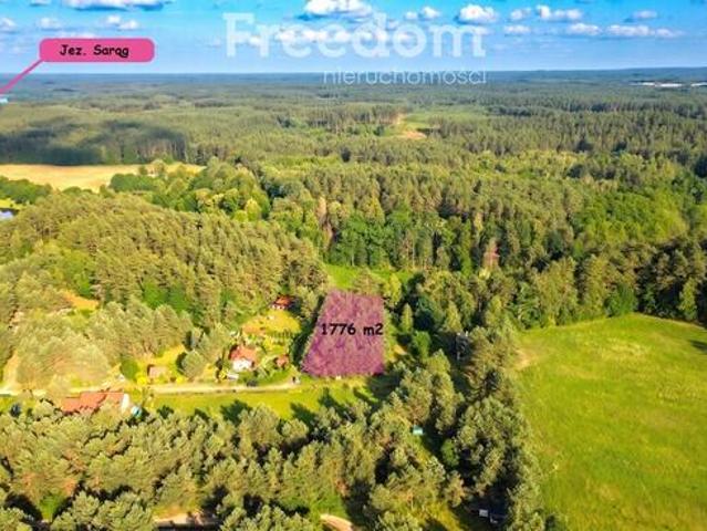 Działka na sprzedaż, Guzowy Piec, jezioro, 1777 m2