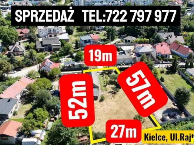Działka na sprzedaż, Kielce, Baranówek, Rajtarska