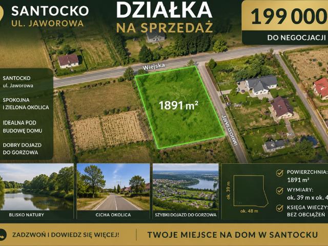 Działka na sprzedaż, Jaworowa