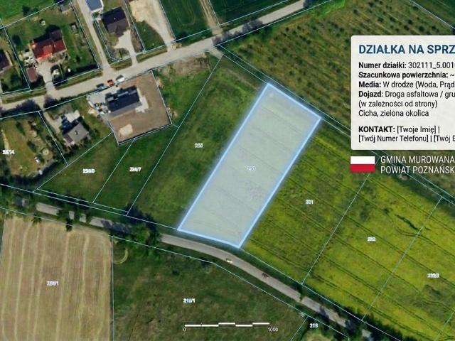 Działka na sprzedaż, Mściszewska