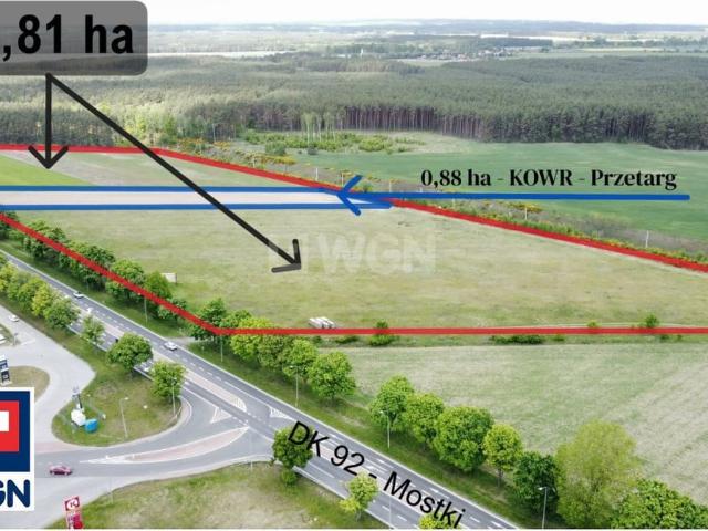 Działka na sprzedaż, Mostki