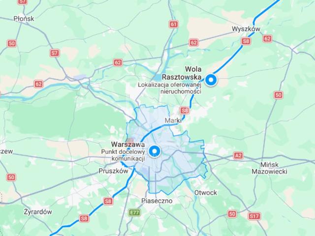 Działka na sprzedaż, Warszawska
