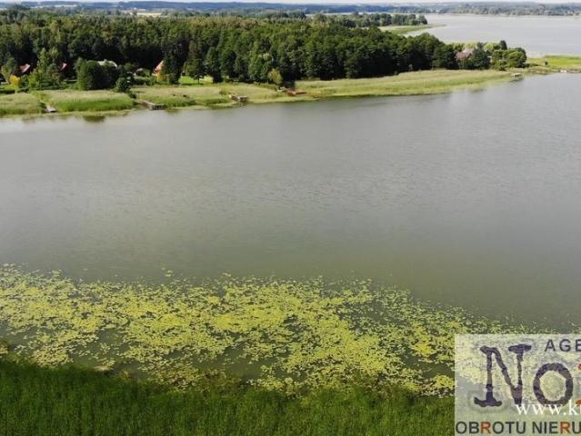 Działka nad jeziorem Dręstwo 6 331 m² z linią brzegową