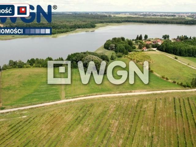 Działka nad Jeziorem Szarek 4028 m² z widokiem
