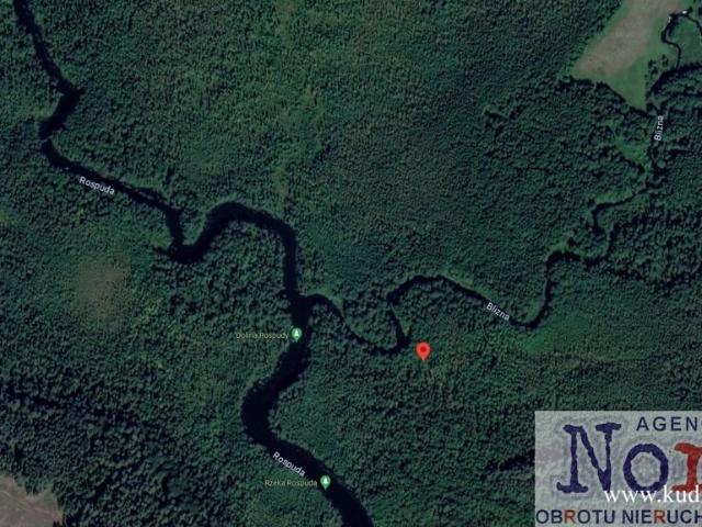 Działka nad Rospudą i Blizną 12,7 ha, natura i spokój