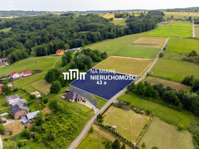 Działka budowlana 43 a z projektem i pozwoleniem