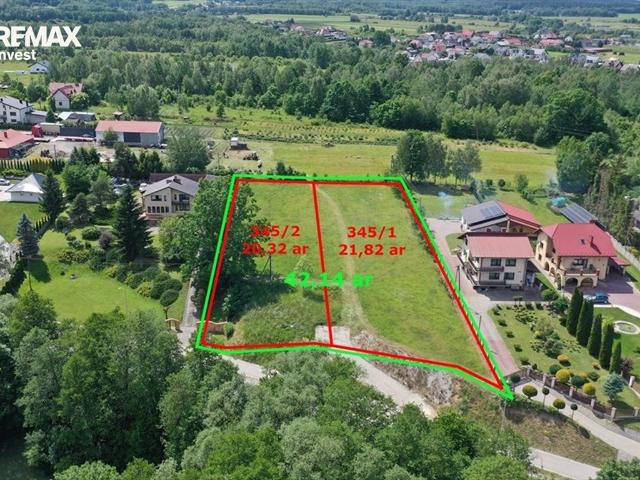 Działka budowlana 42,14 a w Łagowie Rakowska z mediami