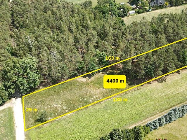 Działka budowlana 4340 m² z warunkami zabudowy i podziałem