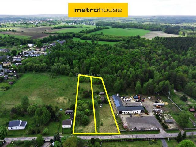 Działka budowlana 4425 m² z mediami, spokojna okolica