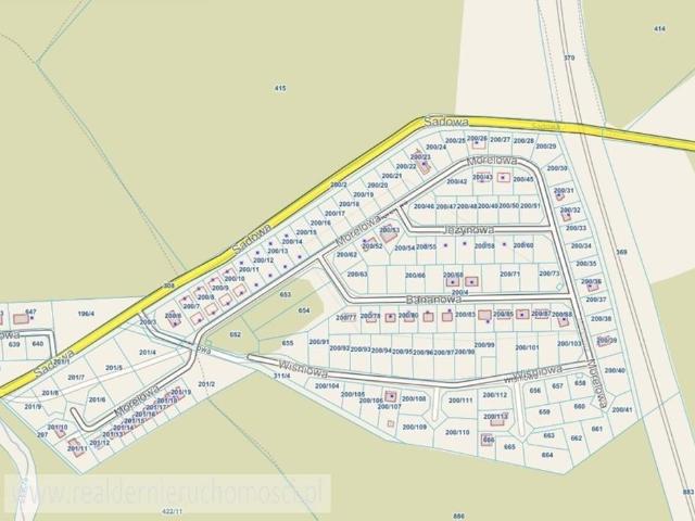 Działka budowlana 700 m2 w malowniczym osiedlu Cztery Pory Roku