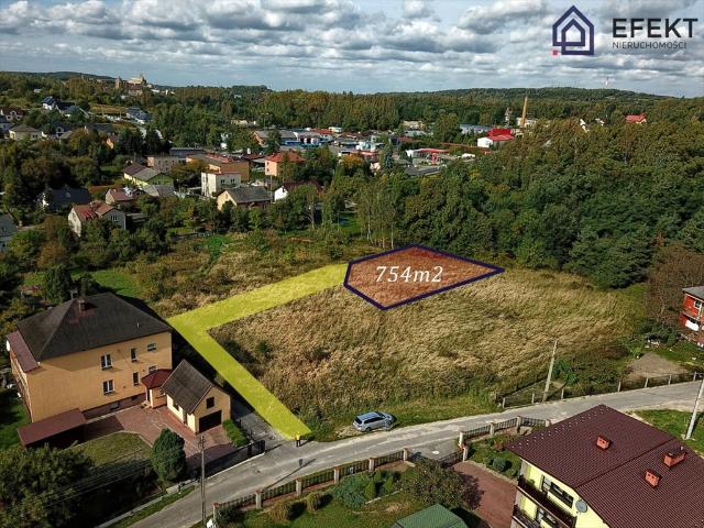 Działka budowlana 754 m² w Trzebini – spokój i blisko natury