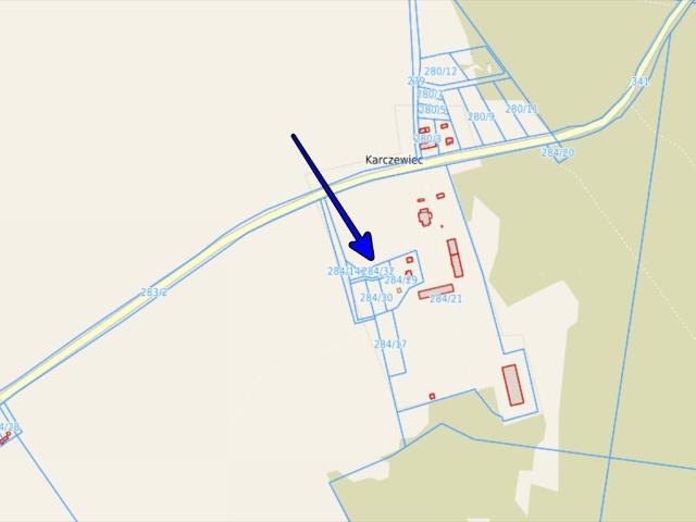 Działka budowlana 860 m² w Rybnie – blisko jezior i lasów