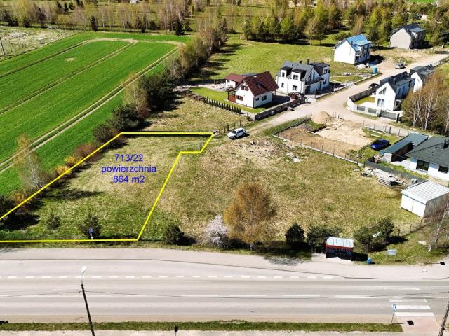 Działka budowlana 864 m² w Mieroszynie, blisko plaży