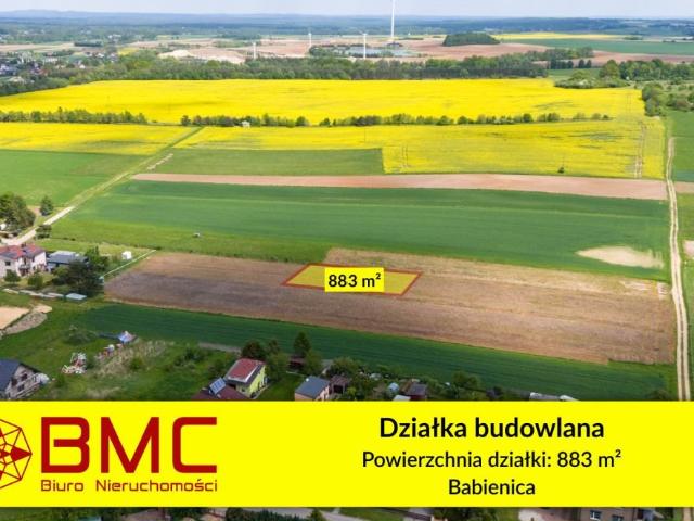 Działka budowlana 883 m² w Babienicy – idealna pod dom!