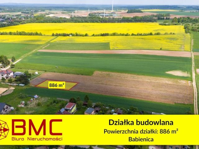 Działka budowlana 886 m² w Babienicy – idealna pod dom