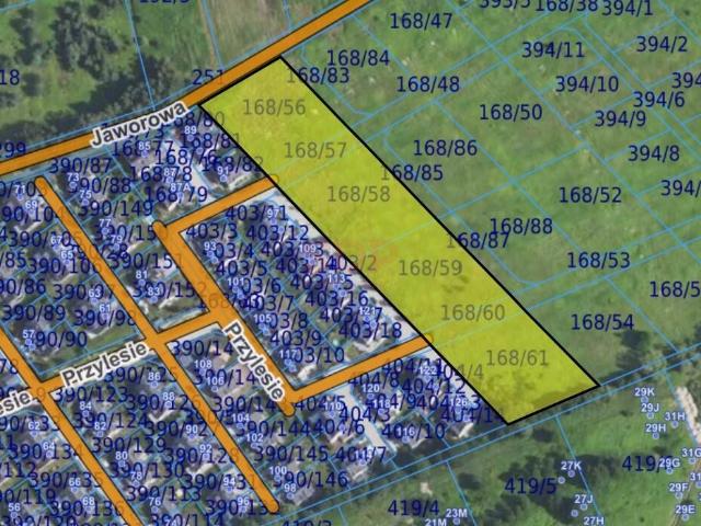 Działka budowlana 8 763 m² z MPZP w Domaszczynie