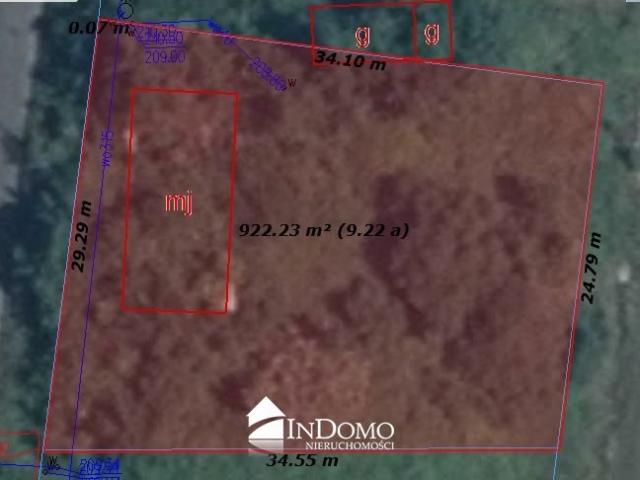 Działka budowlana 900 m2 z mediami i dojazdem asfaltowym