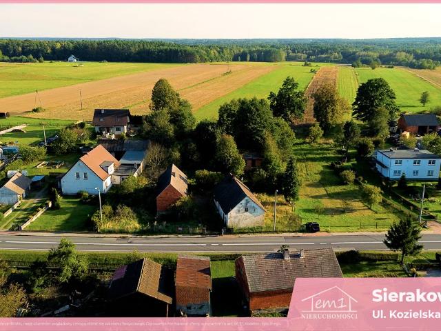 Działka budowlana 960 m² w Sierakowicach z mediami