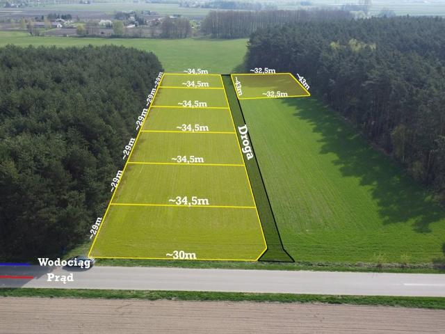 Działka budowlana 1000 m2 w Arcelin z mediami i lasami