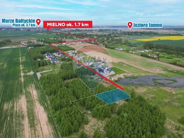 Działka budowlana 1029 m² w spokojnej okolicy, media w drodze