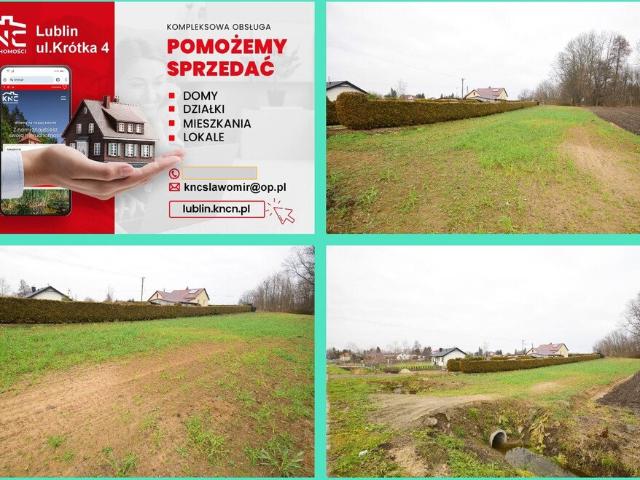 Działka budowlana 1088 m² z WZ, media, spokojna okolica