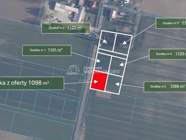 Działka budowlana 1098 m² z WZ, blisko plaży i natury