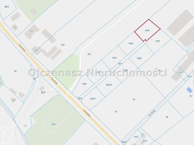 Działka budowlana 1104 m² z mediami, blisko komunikacji