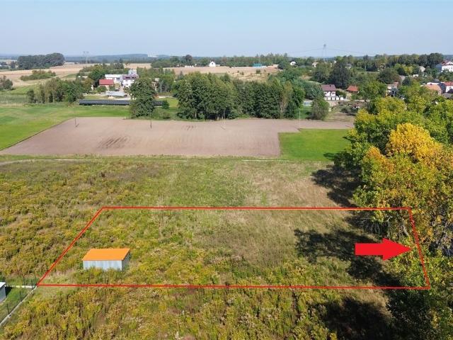 Działka budowlana 1105 m² z projektem i mediami