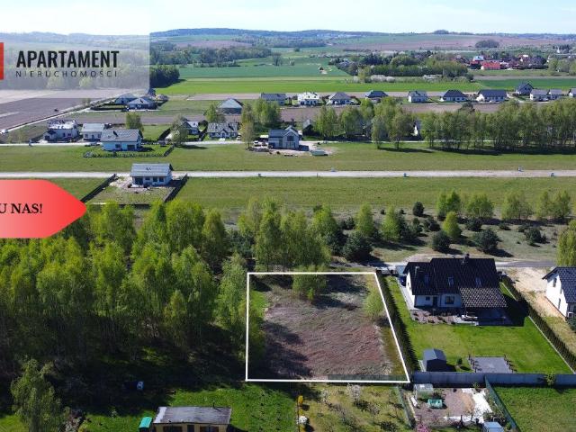 Działka budowlana 1118 m² z mediami i planem zagospodarowania