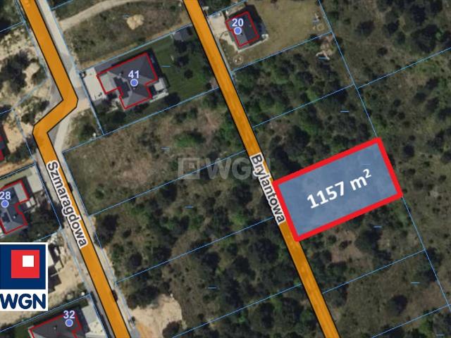 Działka budowlana 1157 m² w Konopiskach z mediami