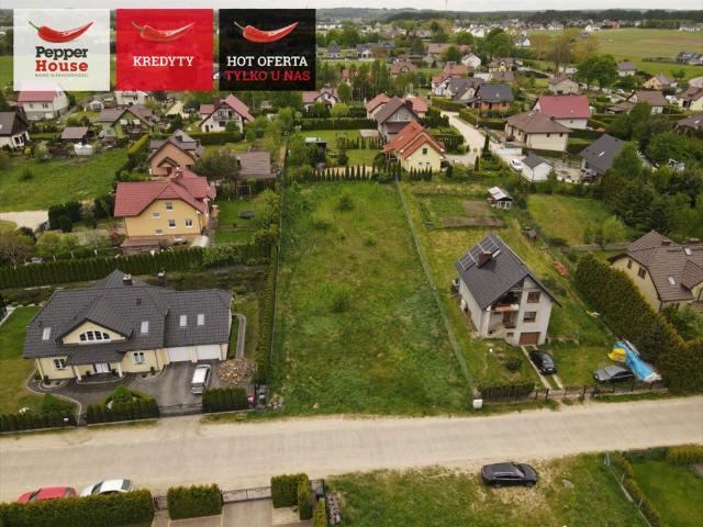 Działka budowlana 1158 m² Gowino, spokojna okolica