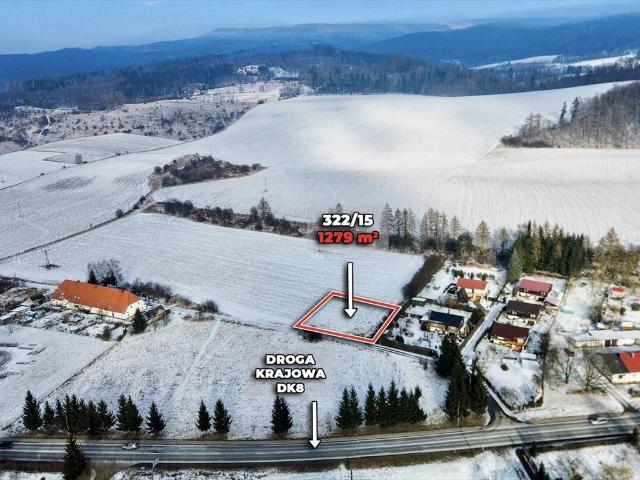 Na sprzedaż działka budowlana 1279 m² z pełnym uzbrojeniem