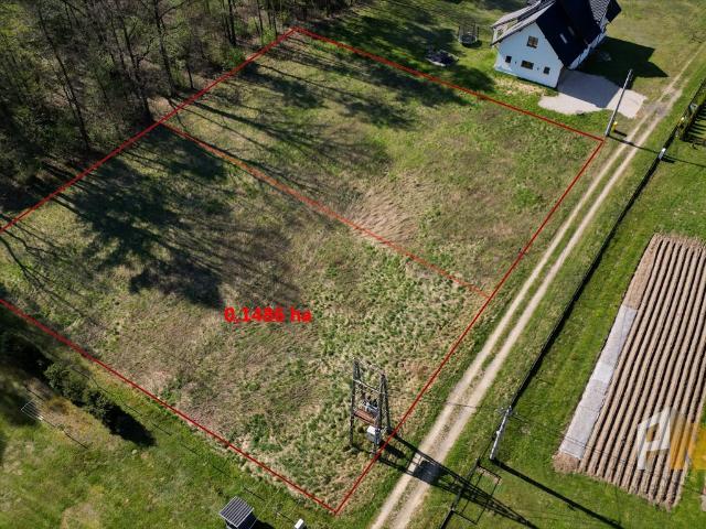 Działka budowlana 1486 m² w spokojnej okolicy