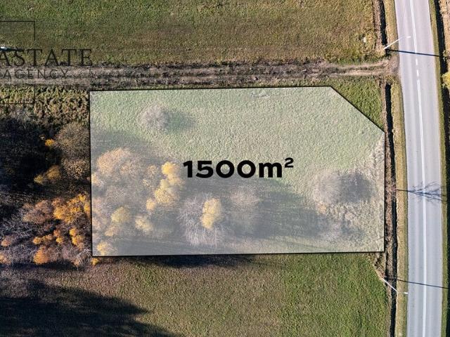 Działka budowlana 1500 m² z mediami, planem i zielenią