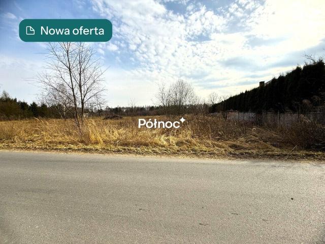 Działka budowlana 1525 m² z mediami, prostokąt, spokojna okolica