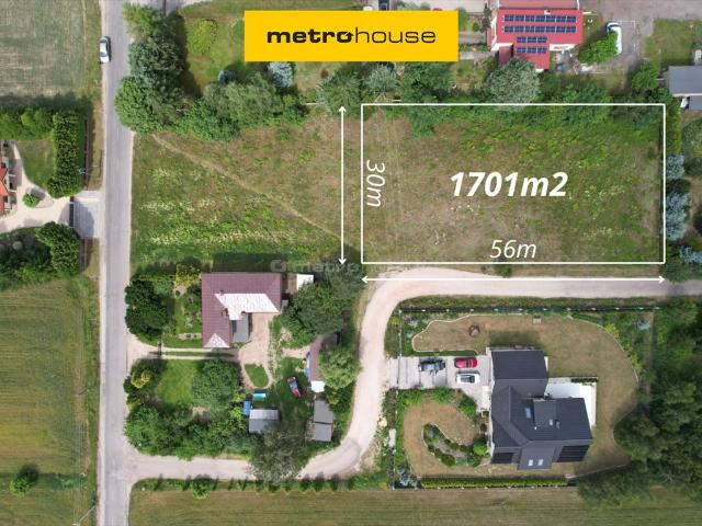Działka 1700 m² pod dom i usługi, MPZP, asfalt, komunikacja