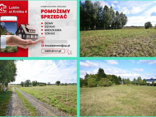 Działka budowlana 1703 m² w Motyczu – szybki dojazd do Lublina