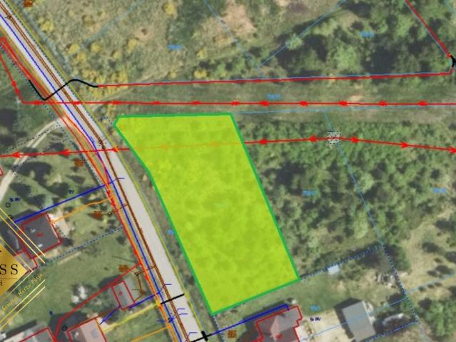 Do sprzedania działka budowlana 1787 m² z mediami w Aleksandrii