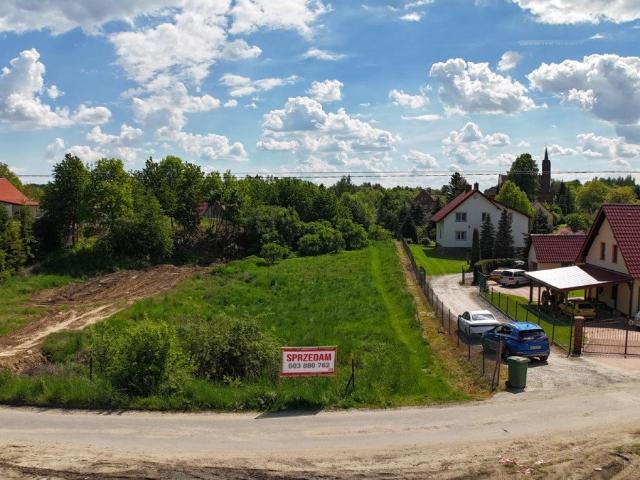 Działka budowlana 1914 m² w Głuchowie Górnym, blisko Wrocławia