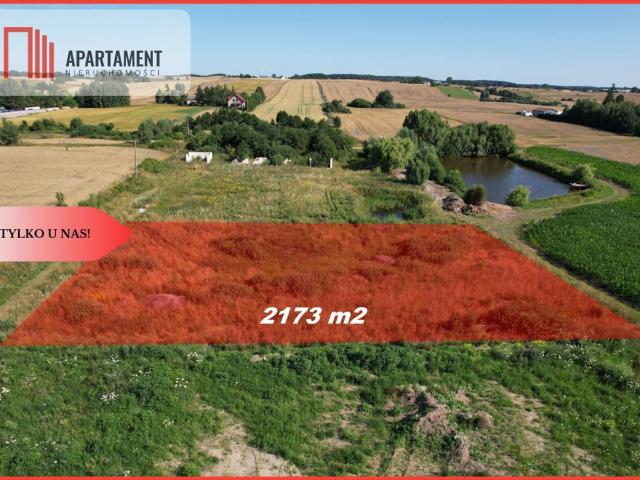 Działka 2173 m² w Więckowach spokojna okolica MPZP