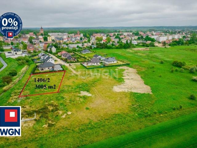 Działka budowlana 3005 m² z mediami, cisza i spokój