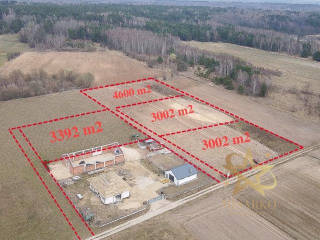 Działka budowlana 3002 m² w Nieckach – idealna pod dom!