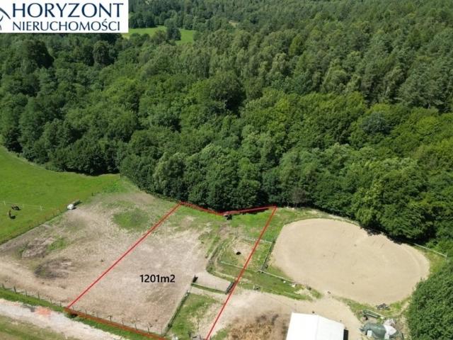 Na sprzedaż działka budowlana 1201 m² w Łebnie z decyzją o warunkach zabudowy