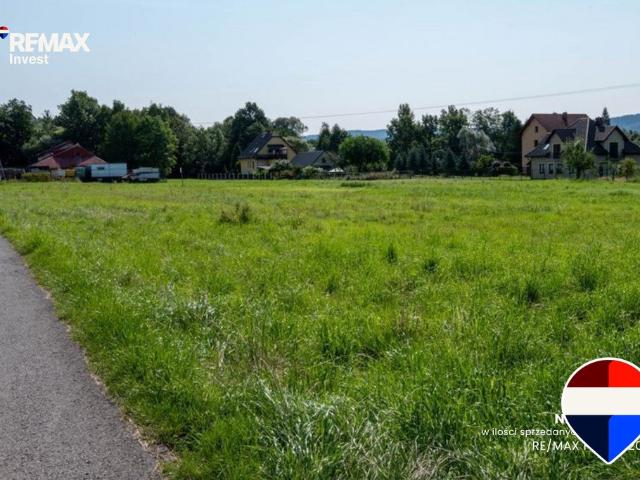 Działka budowlana w Łękawicy z MPZP, media, 714 m²