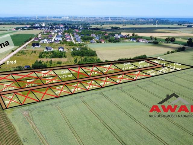 Działka budowlana 802 m² w Połczynie blisko lasu i morza