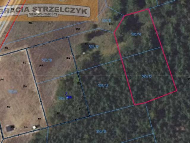 Działka budowlana z mediami, las, rekreacja, 931 m²